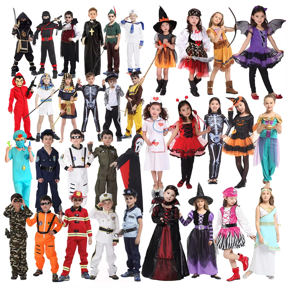 Halloween öltöztetés jelmez gyerekeknek – Cosplay Party ruhák